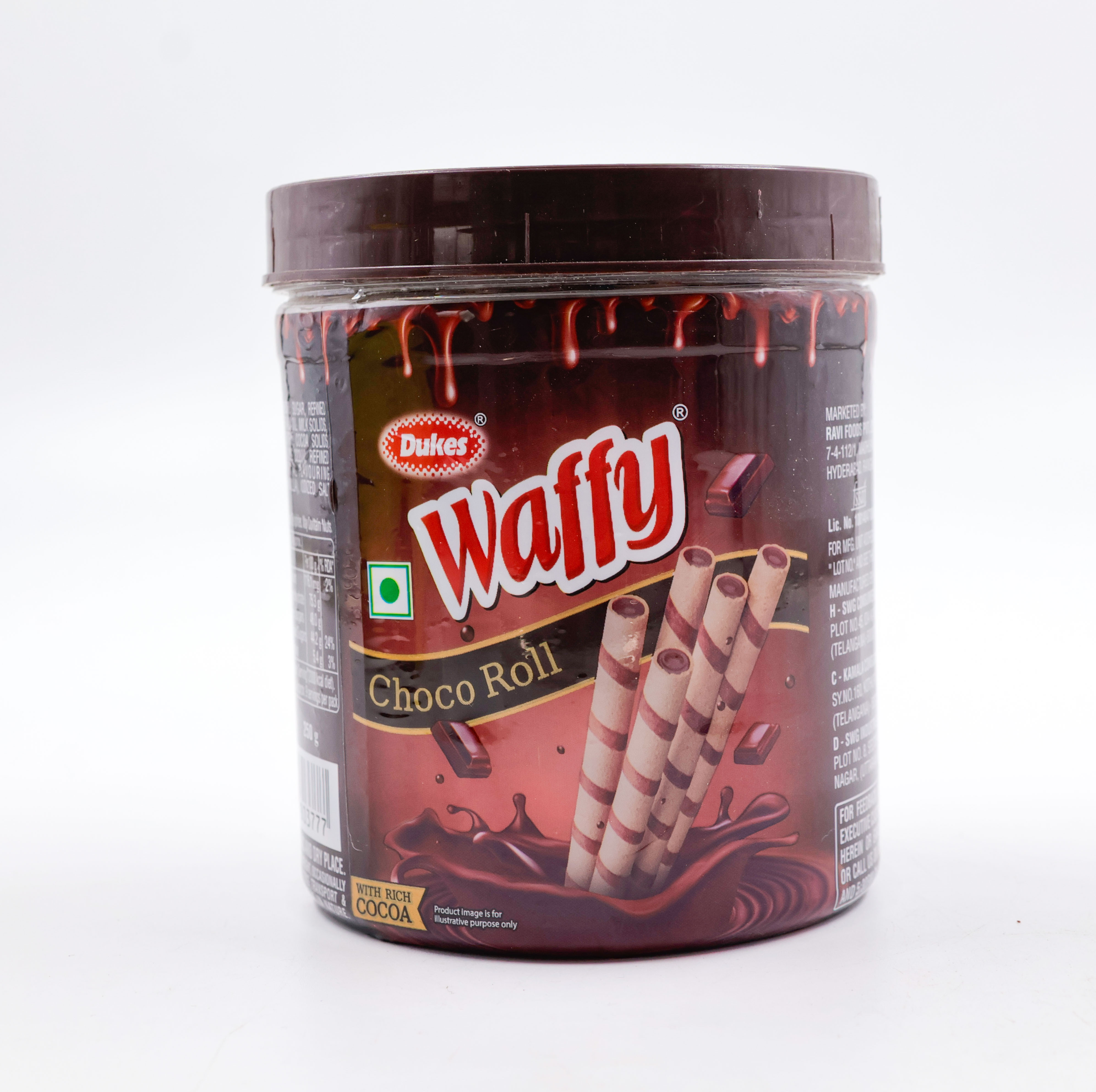 Dukes Wafers Roll Chocolate 250 g